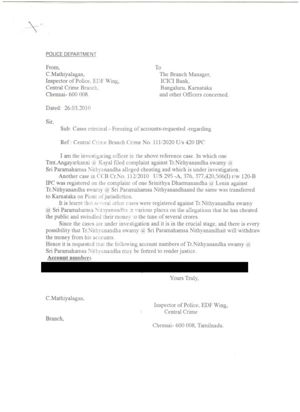 Restoration Of The Illegally Suspended Accounts