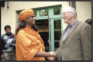 12. Paramahamsa Nithyananda meeting with Nobel Laureate Dr. Charles Townes