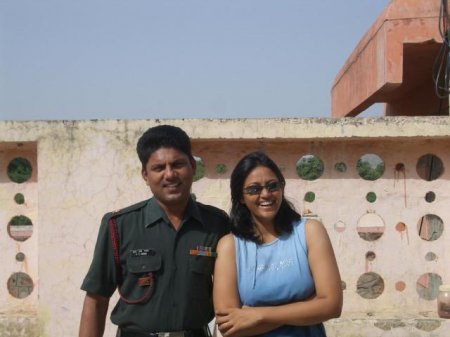 Ranjitha and husband